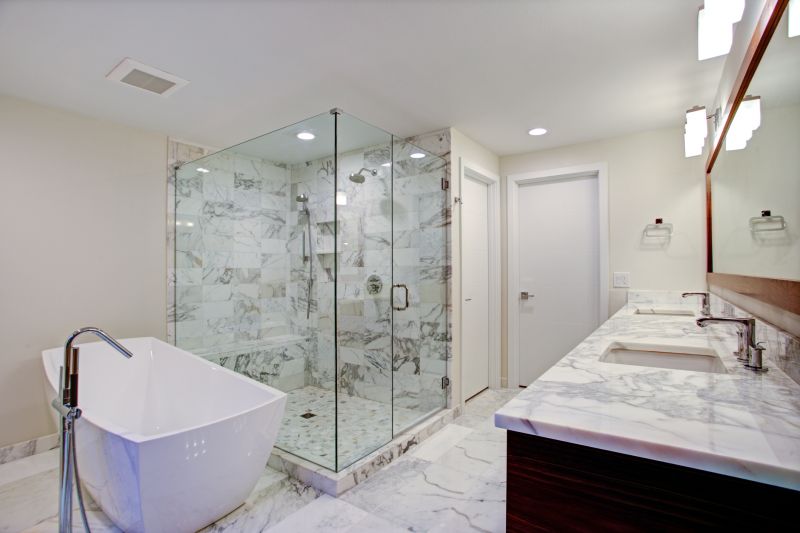 Luxury Shower with Built-in Seating