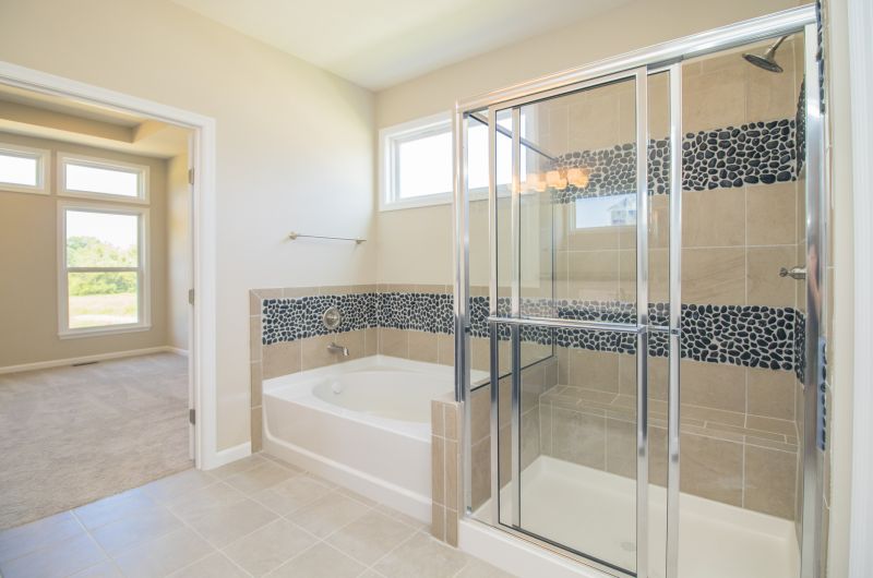 Sliding Door Shower in Tight Space